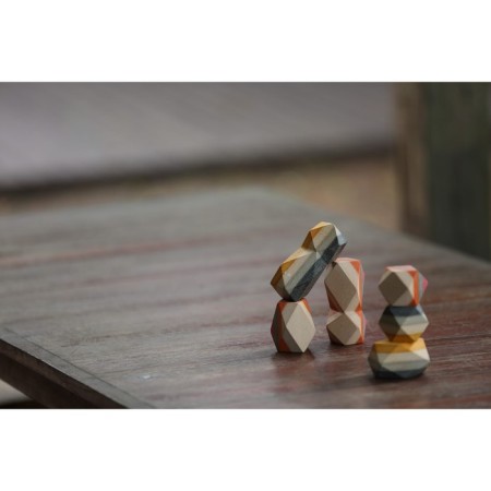 Wooden designer Plan Toys "Stones"-3