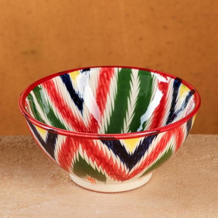 Rishtan Ceramics "Atlas" 15 cm, small, multi -colored ceramics-2