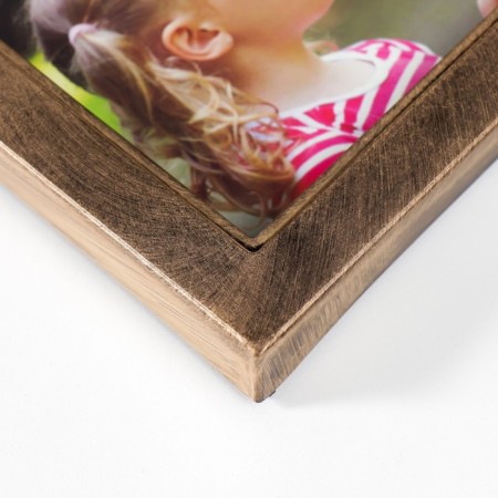 Photo frame plastic in 5 photos 10x15 cm "mills" Dark gold 45x34 cm-1