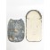 Winter fur “mountain” envelope, size 105 cm, gray color