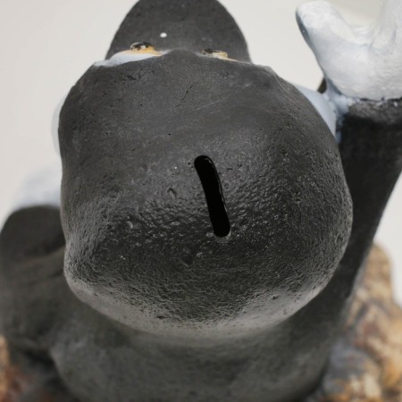 Piggy bank "Mole in Mink" 30x25x25cm-3