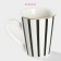 Porcelain share mug "Zebra", 350 ml, white color