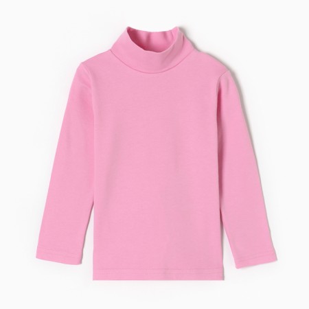 Turtleneck for girls, pink color, height 98 cm