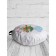 Pillow Siddle "Flowers in a Vase", decorative, D = 52 cm