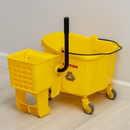 Carbon tower with mechanical spin, 36 liters, yellow color-2