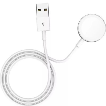 Hoco CW39, MAGSAFE, Magnet, USB, 1 A, 1.2 m, white wireless charger.-2