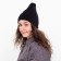 Female cape demi-season, black color, size 52-56