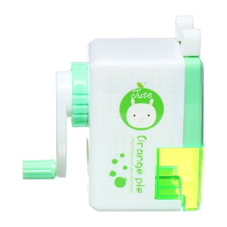 Mechanical grinding grinder with a classic container green-2