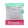 SE BLANCA switch, 10 A, 1 key, IP20, hidden with backlight, aluminum, Blnvs010113