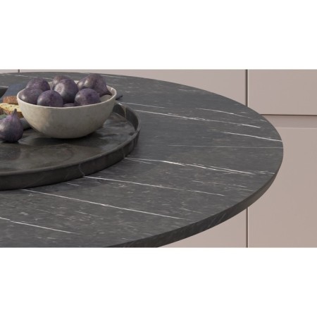 Dining table "Dale", 750 × 750 × 743 mm, color black marble-3