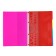 A4 notebook, 96 sheets in a cage on the crest Line Neon, plastic cover, matte lamination, 4 color separator, pink