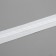 Curtain tape fixed assembly, matte, 2.5 cm, 80 ± 1 m, white color