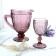 Arya Home Victory drinks, 4 glasses and jugs, pink color