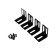 LED car lamps, strobe BSD-01, 12 V, set 2 pcs