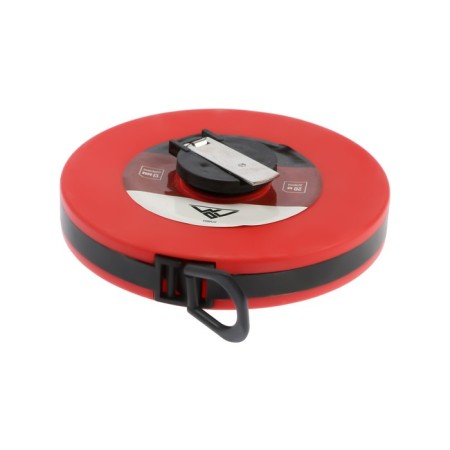 Roulette geodetic scrap, fiberlass tape, closed case, 20 m x 13 mm-2