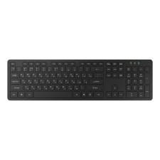 Клавиатура Maxvi KWS-01, беспроводная, мембранная, 104 клав, USB, черная