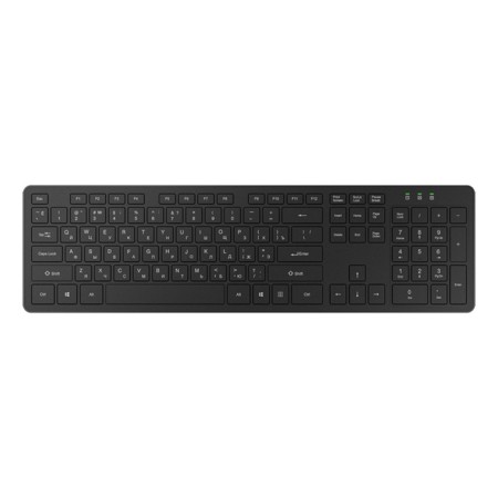 Maxvi KWS-01 keyboard, wireless, membrane, 104 clavat, USB, black