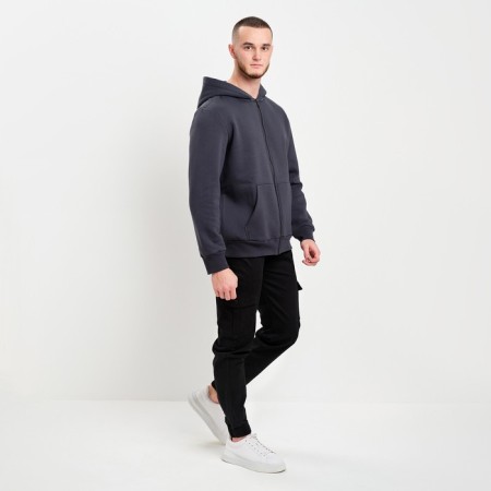 Male sweatshirt is formed, color graphite, size 50-4
