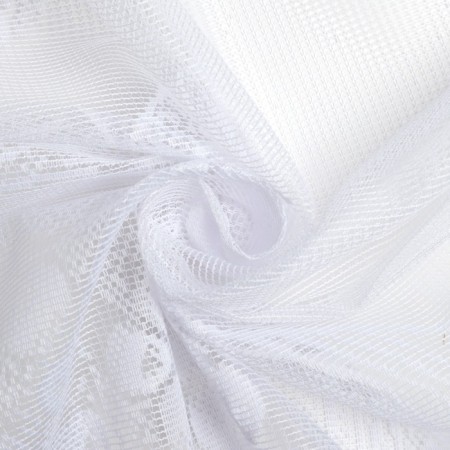 Tulle to the kitchen without a curtain tape 200x165 cm, the color is white, 100% polyester-2