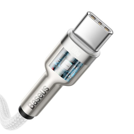 Cable Baseus, Type-C-Type-C, 5 A, 100W, 2 m, white-5