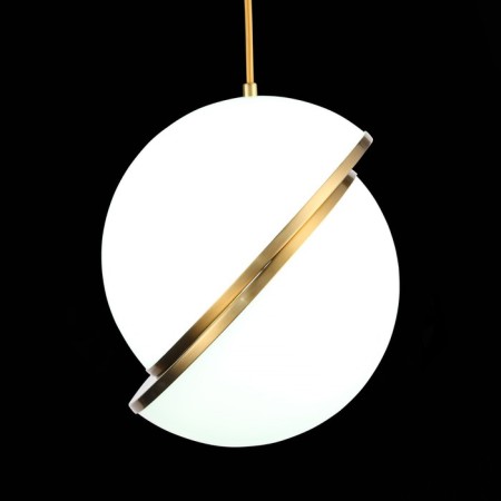 Suspension lamp ST LUCE. SL1164.313.01. Laico. 1x60 W, E27, 25x25x30 cm, brass color-12