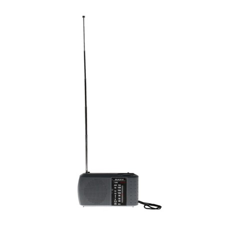 Radio receiver Maxvi PR-03, 220 V, 2HAA, AUX, Gray-5