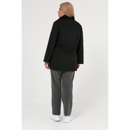Female shirt, size 58, black color-4