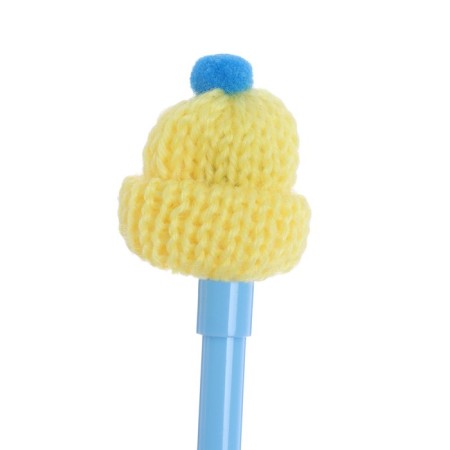 Calligrata gel-ghost pen "Hat", blue rod, mix-1