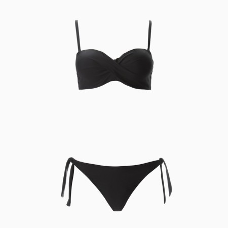 Female swimsuit (swimming trunks 2 pcs), black color, size 46 (42)-7
