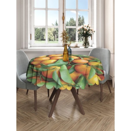 The tablecloth “Citrusian mood”, round, Saten, d = 150 cm-2