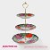 Ceramic 3-tiered Dolyana Ceramic “painting”, D = 15/17.8/22.8 cm ㅤ