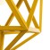Lamp Bayerlux "Geometry" E27 1x40W yellow 35x35x35-135 cm