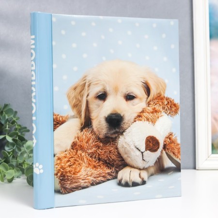 Photo album 10 magnetic sheets "dog" 23x28 cm-1