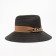Women's hat with a chain minku Black color, rr 58