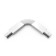 Connector (straight) Gauss, white color