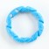 Chewing toy for dogs "twisted ring", 11.5 cm, blue