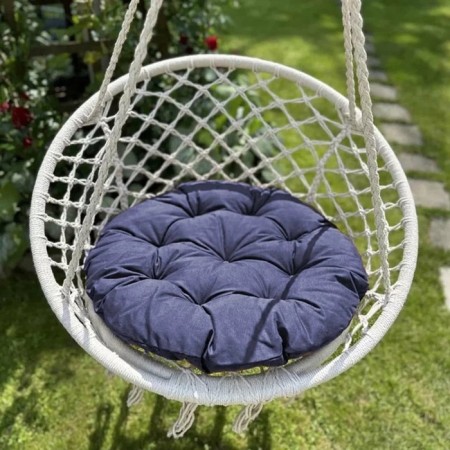 Billy swing pillow, diameter 60 cm, blue color-1