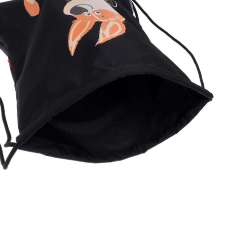 A bag for shoes 450 x 350 mm, Bruno visconti (high -strength polyester, density 420d), with a reflective strip, "Funny Corgi"-3
