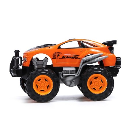 Radio -controlled jeep "Rounter", works from batteries, color orange-1