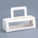 Box for roll, white, 18.5 x 6.5 x 6.5 cm. Confectionery packaging