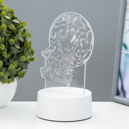 Lumber "Wolf" LED white 12x9.5x16 cm Risalux-2