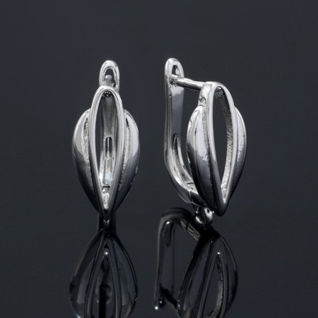 SHVESS "Peacock", silver color
