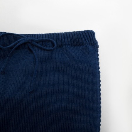 Knitted crumb set "Trendy" height 80-86 cm, blue color-6