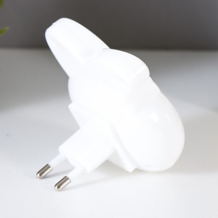 Nightmare "Bunny with a bow" LED white 8x7x8 cm Risalux-6