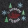 New Year. A cap for a bath with embroidery "with a light steam. Happy New Year"
