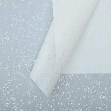 Flower film, Star Sky, White, 57x57 cm