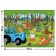 Puzzle "In the Forest", "Blue Tractor", 60 elements