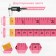 Portnovskaya centimeter tape, 1.2 × 150 cm (cm/inch), mix color