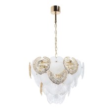 Suspended chandelier Arte Lamp Kapri A4078LM-12GO, E14, 12x40 W, 60x60x45 cm, golden