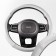 Leather braid, m gray Skyway, with perforated inserts, s01102341